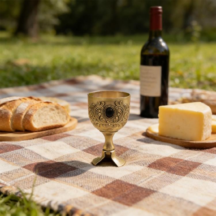 Elegant Embossed Gemstones Shot Glass 50ml Goblet Wine Drinking Cup For Spirits And Cocktails Home Bar Essential