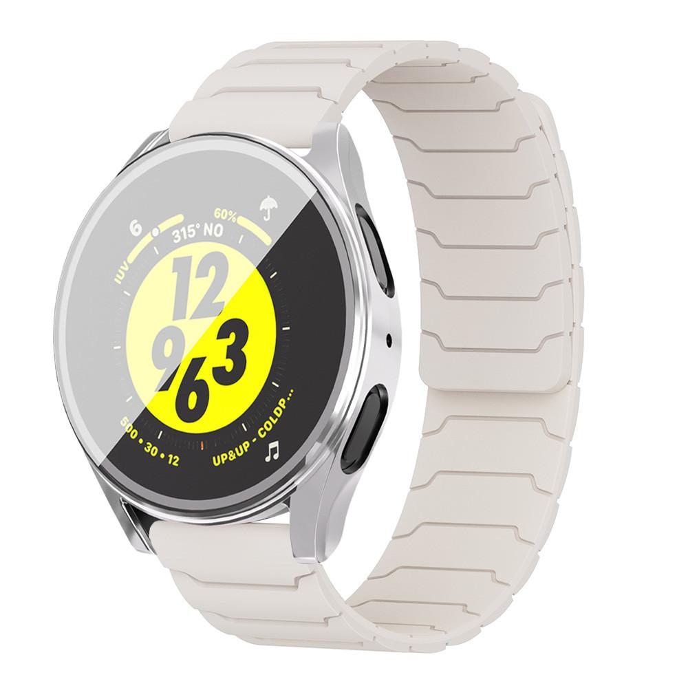Full TPU Case+Strap for Samsung Galaxy Watch 7 6 5 4 40mm 44mm Magnetic Silicone Strap+Protector Cover for Galaxy Watchband
