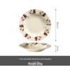 Zhi Shi Vintage Floral Ceramic Plates