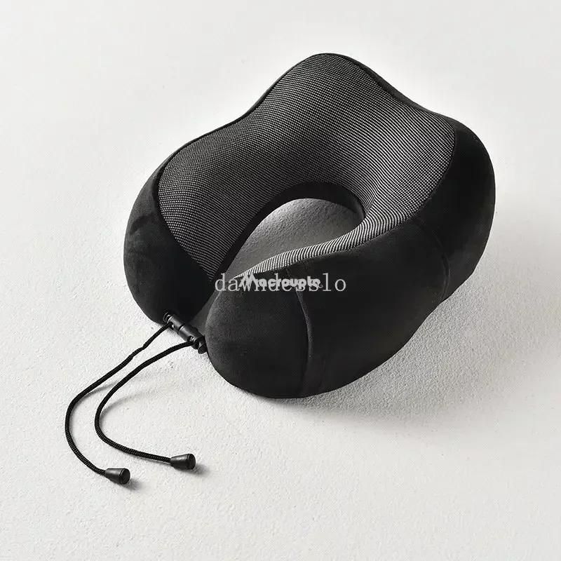 Paměťová pěna ve tvaru U na krk, měkký cestovní polštář, masážní krční spací polštáře, letadlo, auto, krční páteř, ložní prádlo, zdřímnutí