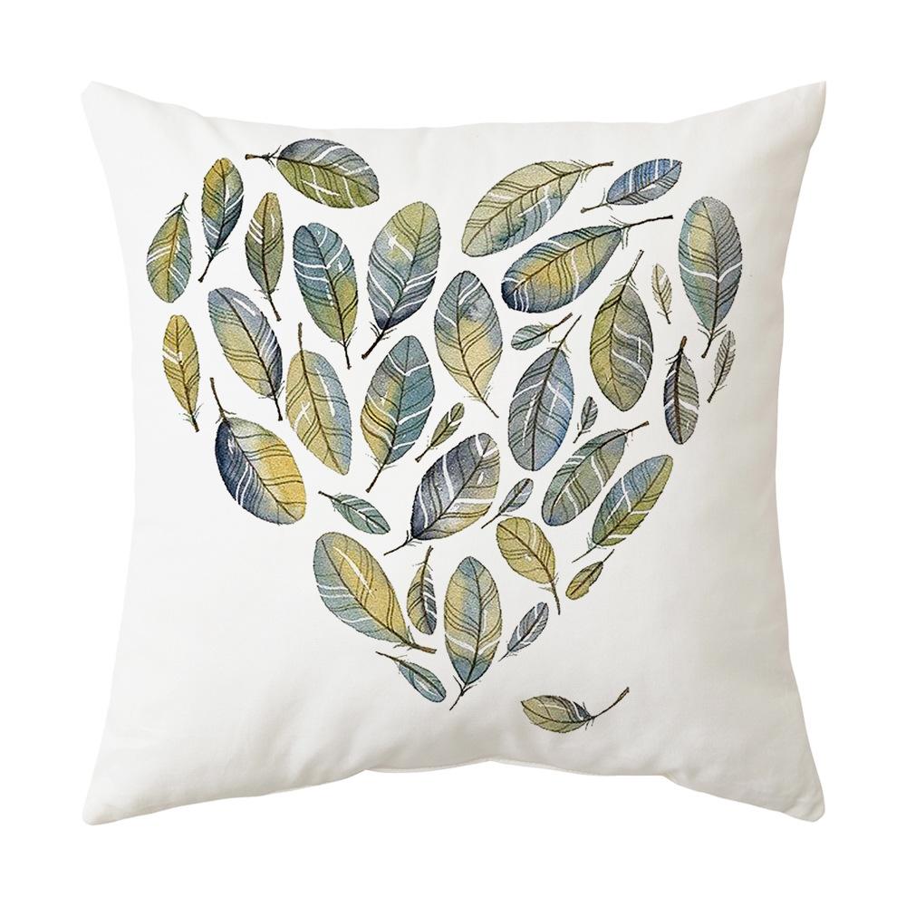 

Наволочка Короткий Плюш Листья Комбинация Подушка Дом Диван Подушка Наволочка Прикроватная Подушка 45 * 45cm (collection priority delivery)