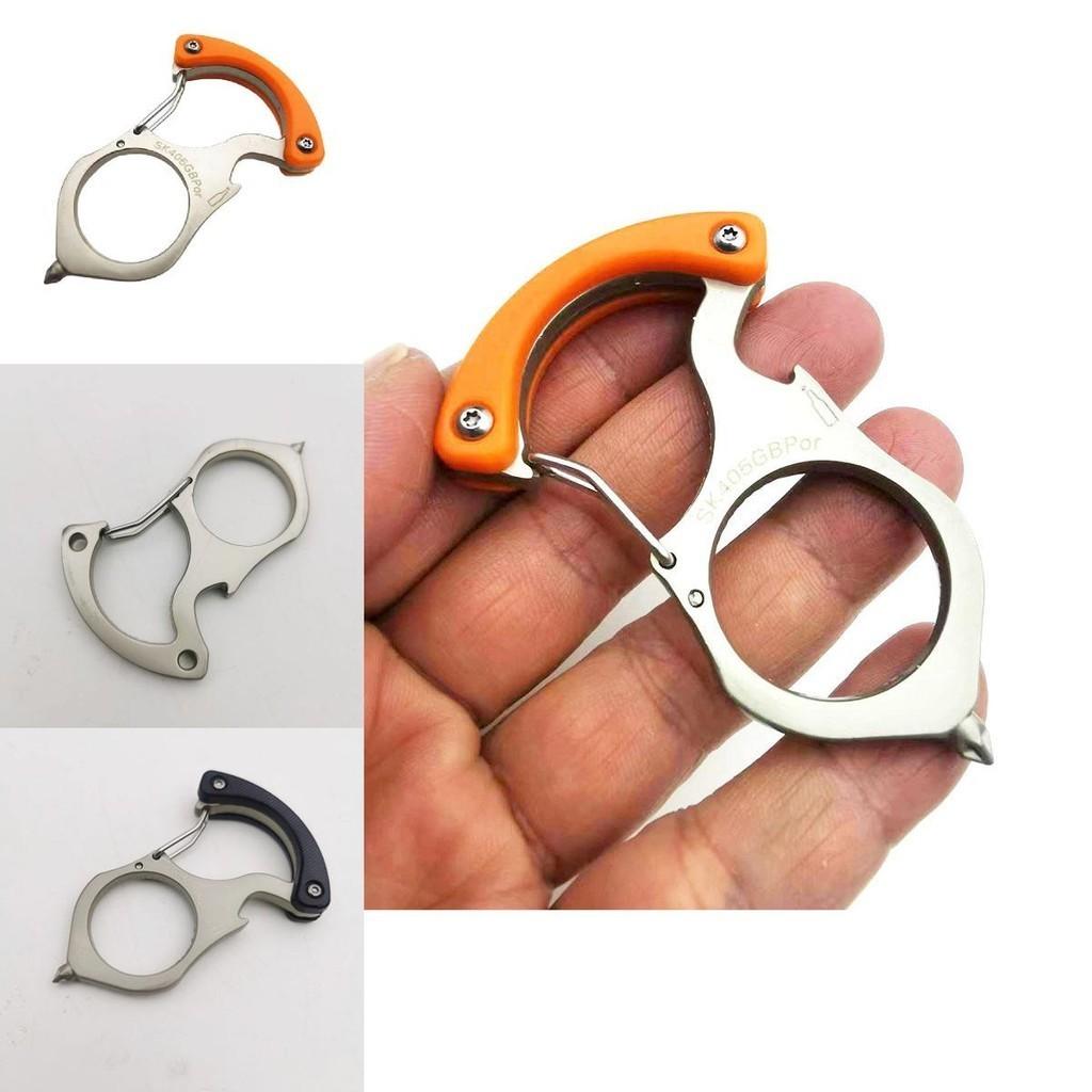 Tragbarer Schlüsselanhänger-Flaschenöffner mit Glasbrecherlegierung