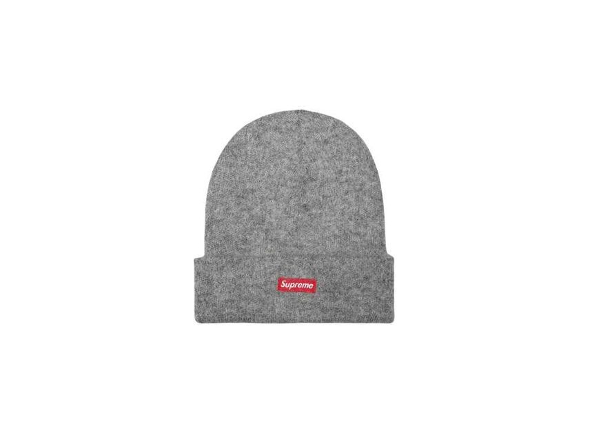 Supreme Mohair Beanie Grey One-Size