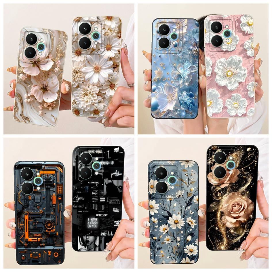 For Realme 15 Pro 5G Case Shockproof TPU Cover Popular Daisy Soft Silicone Phone Case For Realme 15 Coque Realme 15T 15Pro Pouch