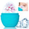 Ice Face Roller Egg-shaped Reusable Ice Mold For Face Skin Care Silicone Facial Massage Icing Tool