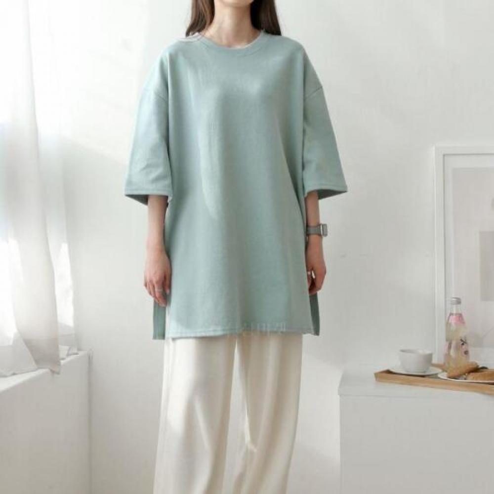 New ArrivalS Open Run Women S overSized ShorT Sleeve Long T ShirT Plain
