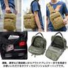 FUPUTWO Tactical Crossbody Military Shoulder Large Capacity Bag, Waterproof, (Black)
