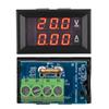 DC 7-100V 20A 50A Dual Display Digital Voltage and Current Meter Built-in Shunt with Trim 0.28" Dual LED Display Meter