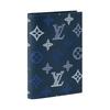 Louis Vuitton Monogram Shadow Leather Passport Holder Men Accessories Dark-Blue M29132