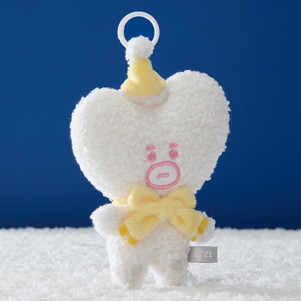 BT21 TATA Snowman Plush Keychain