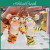 Cartoon Tigger Plush Toy With Keyring And Pp Cotton Filling For Gift Ideas