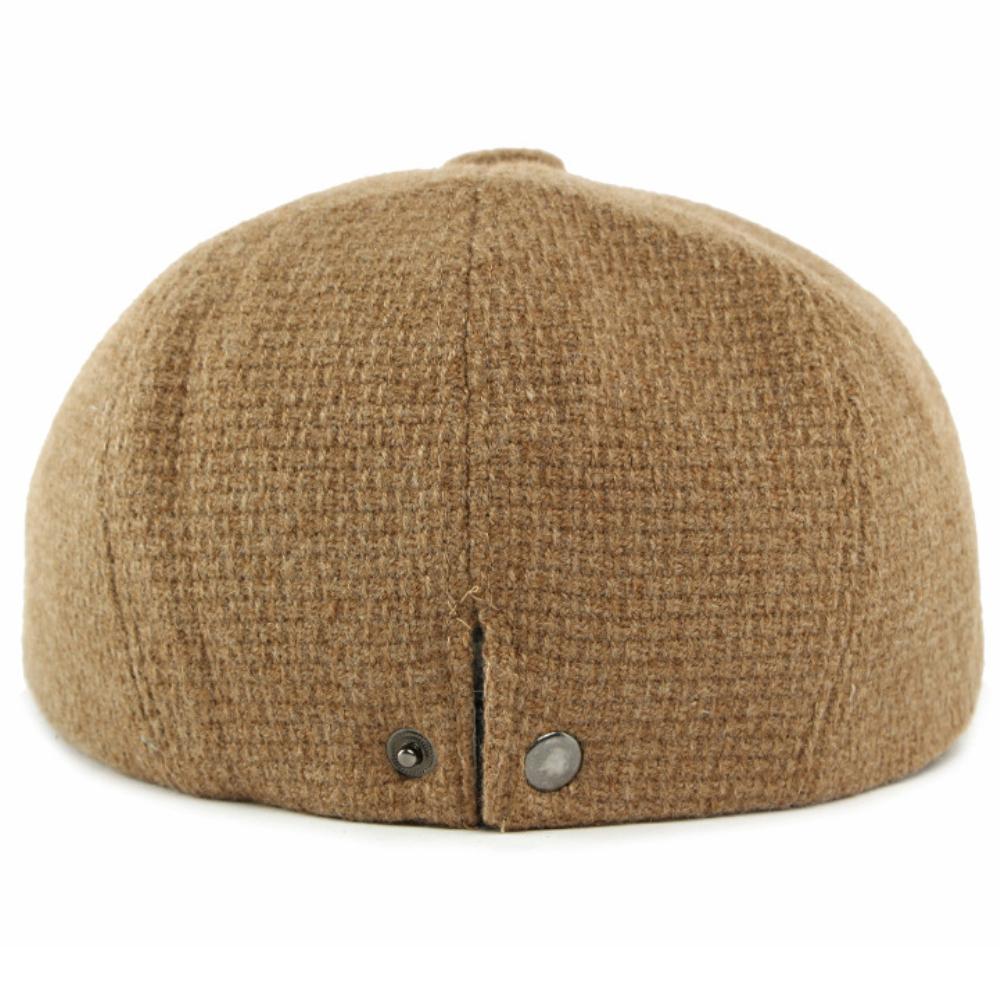 HT4888 Baskenmützen Herbst Winter Wollmischung Hüte für Männer Frauen Künstler Maler Baskenmütze Männlich Weiblich Flache Kappe Schirmmütze Achteckige Baskenmützen