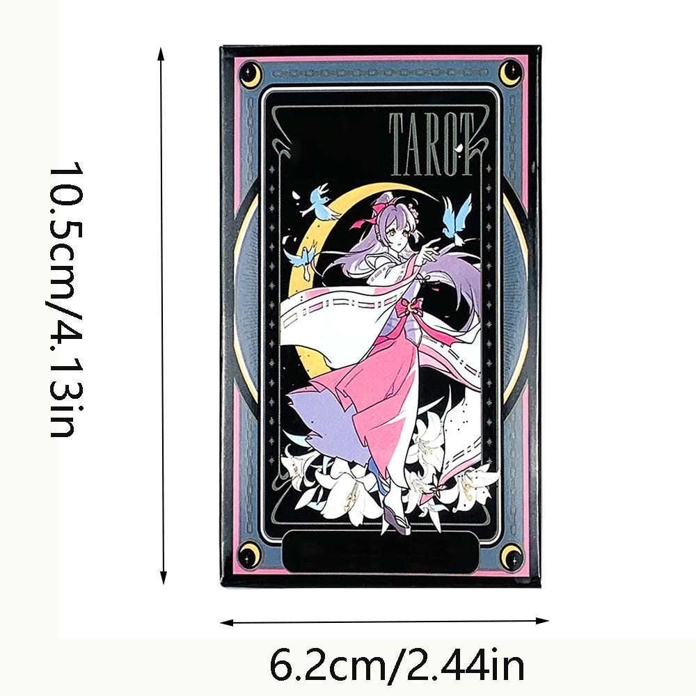 New Tarot Cards A 78 Deck Cartoon Cute Deck Oracle English Visions Divination Edition Borad Playing Games Collection Cards