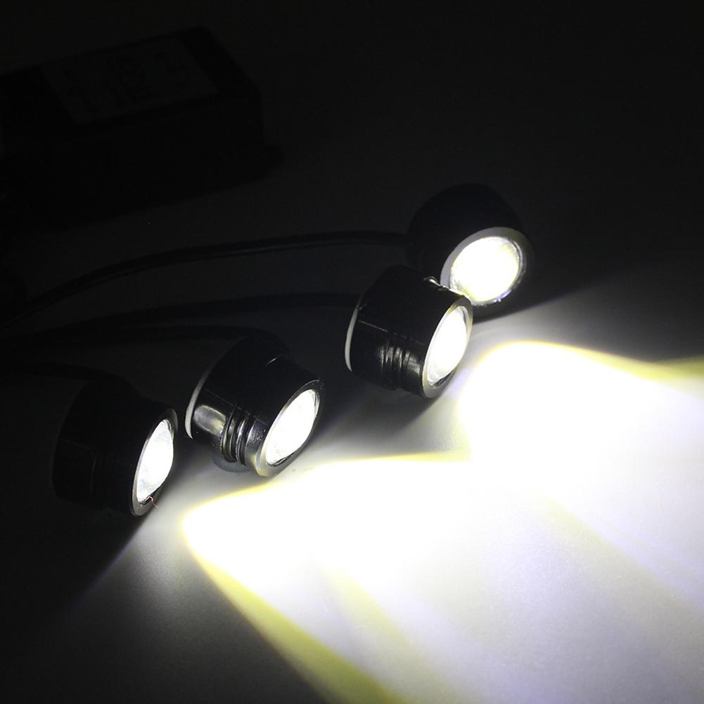 12V 6W 4in1 LED Eagle Eye Emergency Strobe Lamp Wireless DRL Remote Control Daytime Running Light