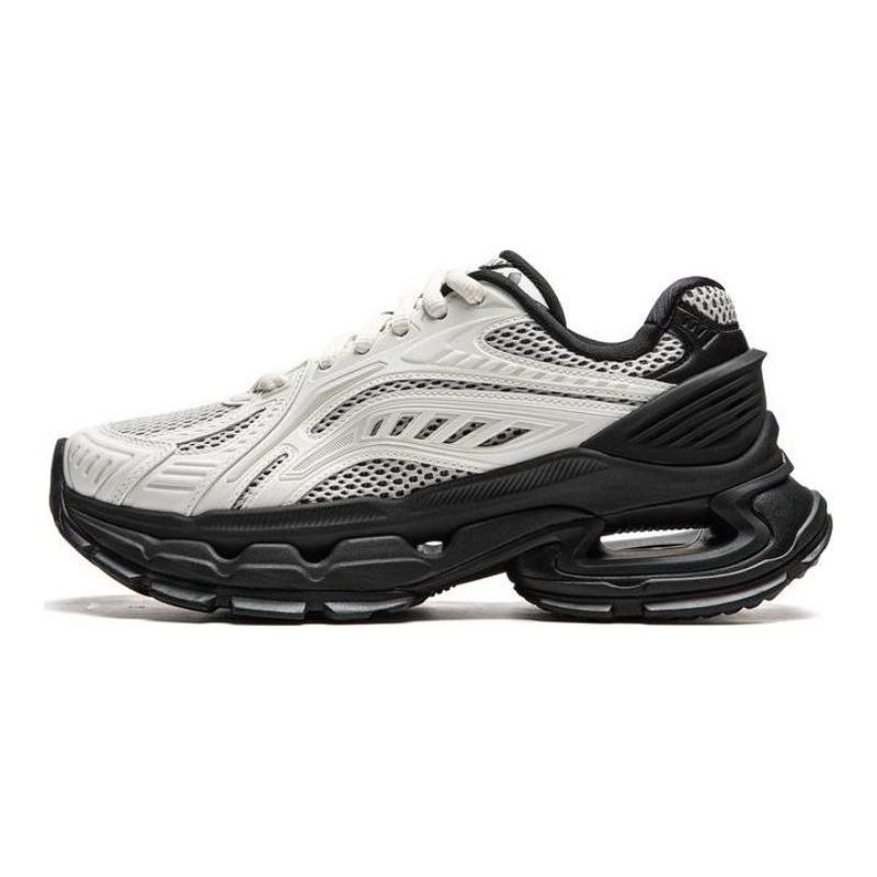 Li-Ning Liejun BOW Womens Lifestyle Casual Shoes Cream White Black AZGU064-2 35