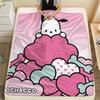 1PC Pochacco Print Flannel Blanket, High quality All Seasons, Home Decor, Warmth and Comfort, Perfect for Christmas Gifts