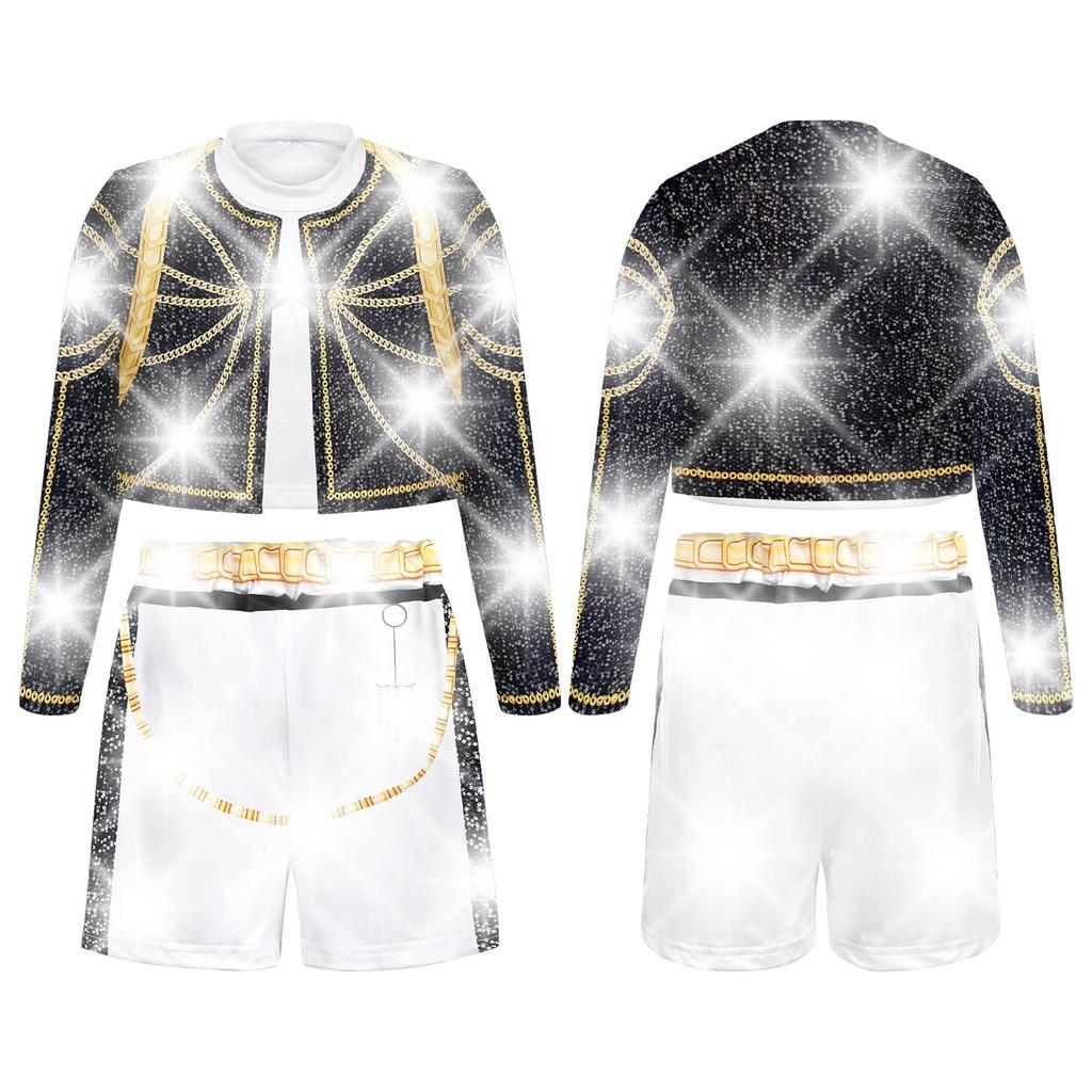 Fansaara KPOP Devil Anime Movie Hunters Cute Witch Costume for School Cultural Stage and Photoshoots Golden Girls' Costume, Kids' Parties, Events,