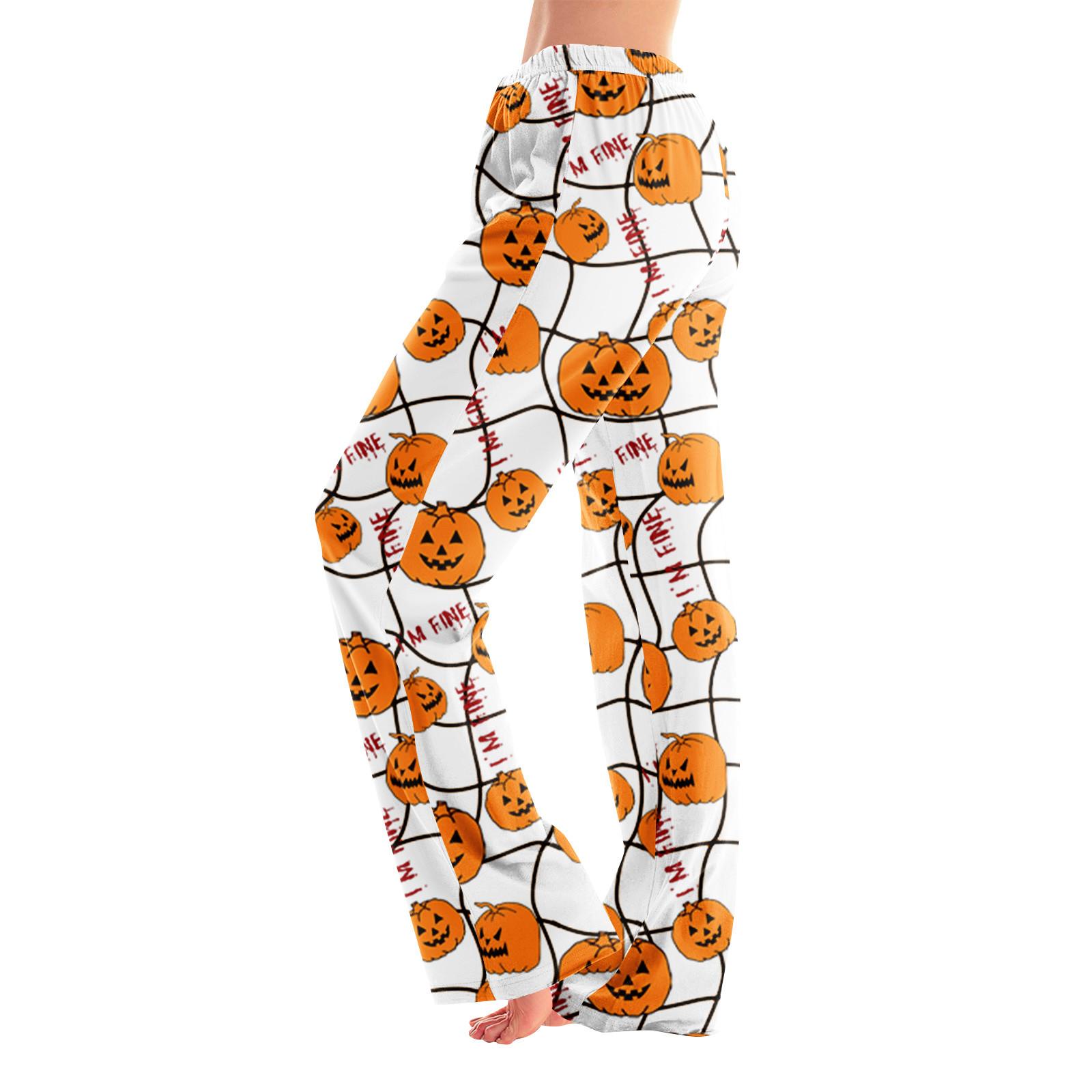 

Пижамные штаны в стиле аниме, повседневные брюки с эластичной резинкой на талии, удобные прямые свободные брюки для йоги XL белый