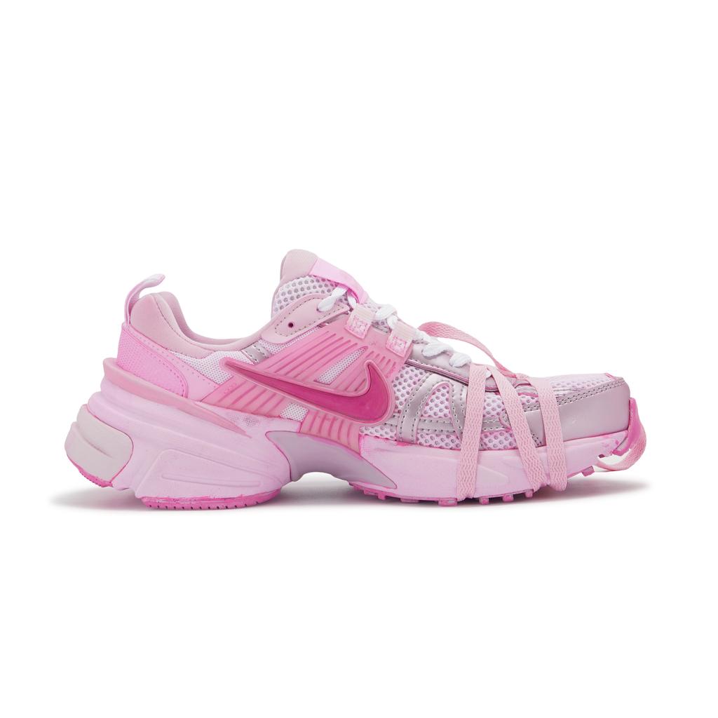 Nike V2K Run Slip Resistant Abrasion Resistant Low Top Running Shoes Women's Pink FD0736-104(Team1101-)