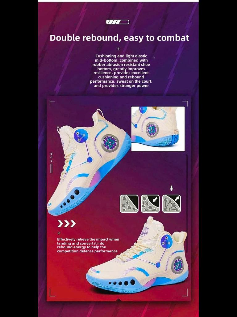 Spring/Summer Hot Style: Hongqing Couple Basketball Shoes - Outdoor Youth Running & Casual Sneakers.