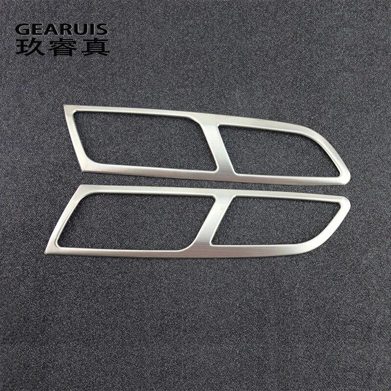 Car Styling Carbon Fiber Interior Door Handle Bowl Decoration Covers Stickers Trim For VW Volkswagen Passat B7 Auto Accessories
