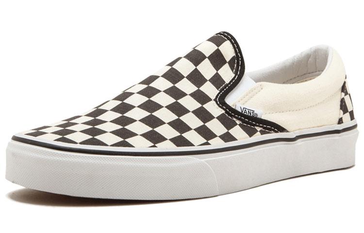 Vans Classic Slip On Black Off White "Checkerboard"