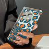 Clear Square Back Tube Case Protection For iPhone 16 ProMax 11 14 Pro Max 13 12 15 Plus Anti-Oxygen,Leopard Pattern Casing