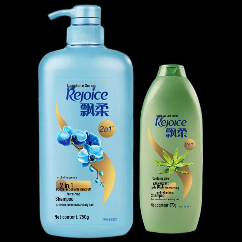 

Шампунь Rejoice двойного действия против перхоти и для гладкости