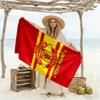 Manchester Personalized Text Beach Towel Super Soft & Absorbent Portable for SwimmingBeachCamping Travel Beach AccessoriesGym