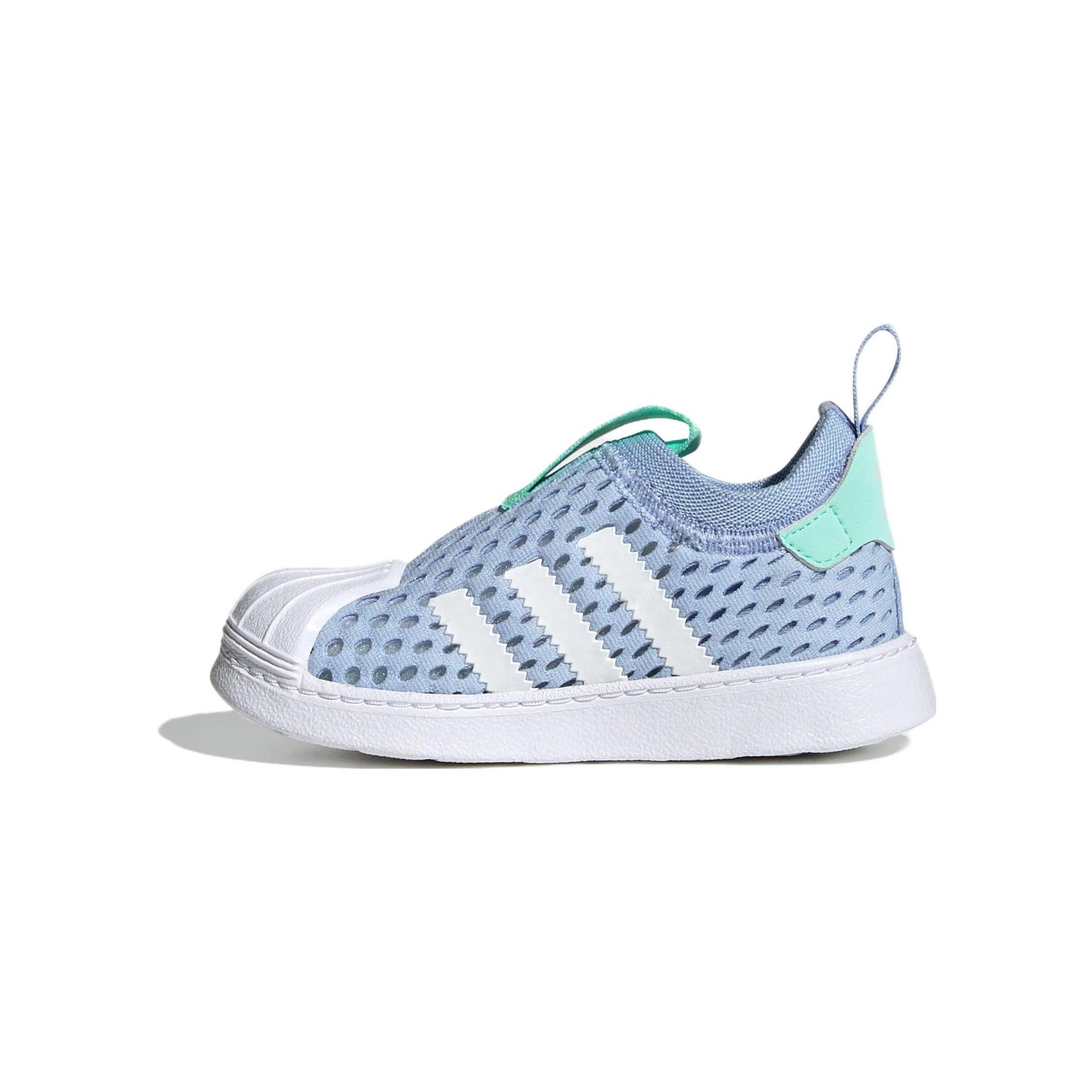 

Adidas Originals SUPERSTAR 360 2.0 360 2 Mesh Low top Skateboard Shoes Blue White Infant And Toddler FZ5606 24