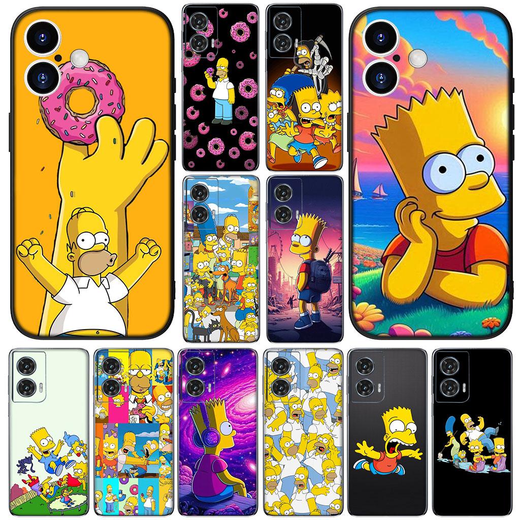 Anime The S-Simpsons Bart Casing Phone Cover for Samsung Galaxy S22 S21 S20 Fe Ultra S9 Plus + A13 A22 M21 M31 M55 M15 Case