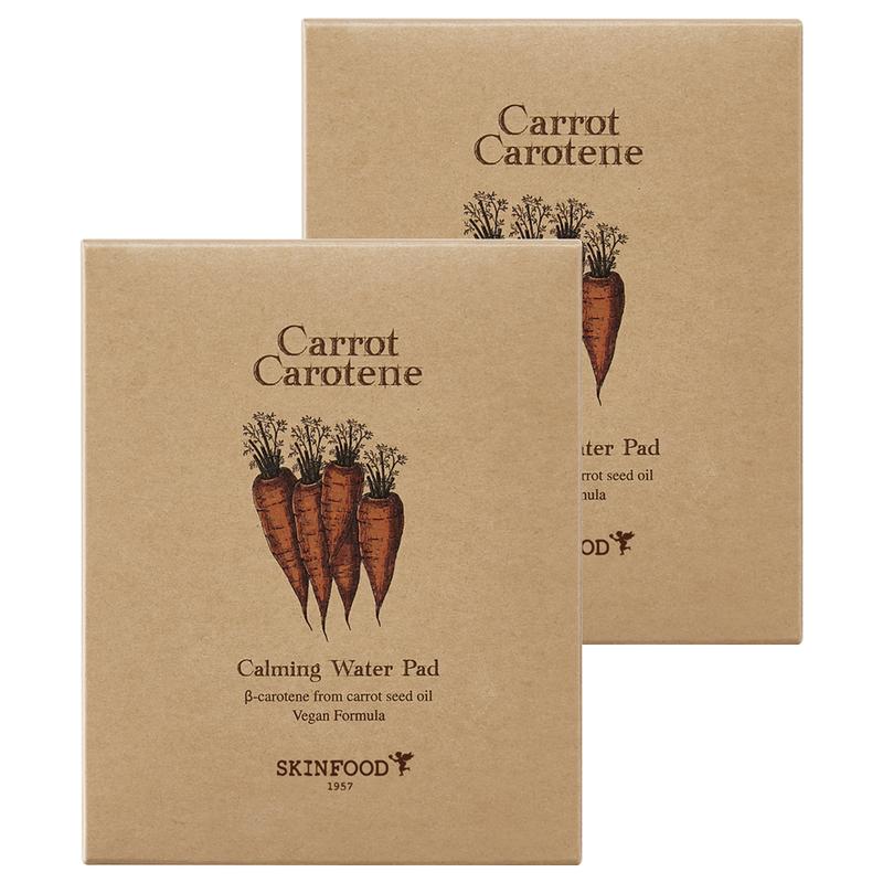 Skinfood Carrot Carotene Calming Water Pad 10g, Pack of 5, 5 pads, 2 pcs