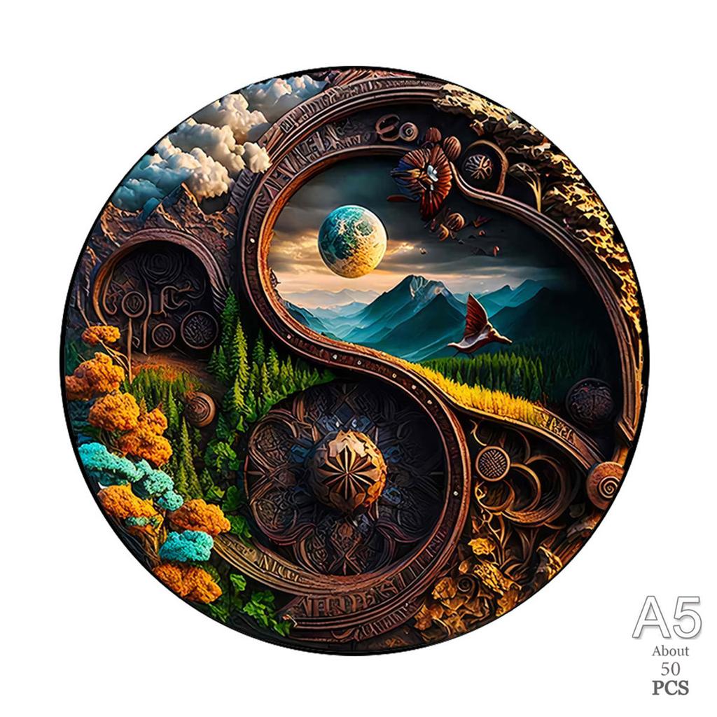 Puzzle Zwierzęce Drewniane Tygrys Drewniane Puzzle Nieregularne Pies Zwierzę Drewniane Puzzle dla Dorosłych Dzieci Ekskluzywny Projekt Inteligentne Puzzle