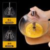 Stainless Steel Semi-automatic Egg Beater Household Press Rotating Egg Beater Baking Tool Cream Egg Mixer