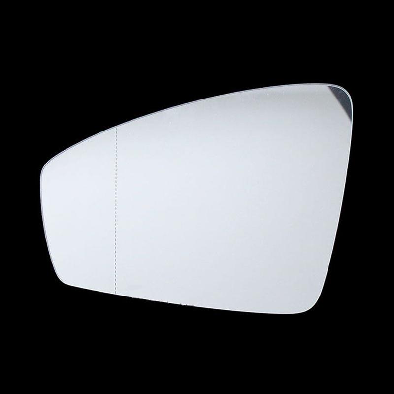Verre de miroir d'aile d'avertissement d'angle mort chauffant automatique pour VW Tiguan 2017 2018 Tayron remplacement arrière gauche droite
