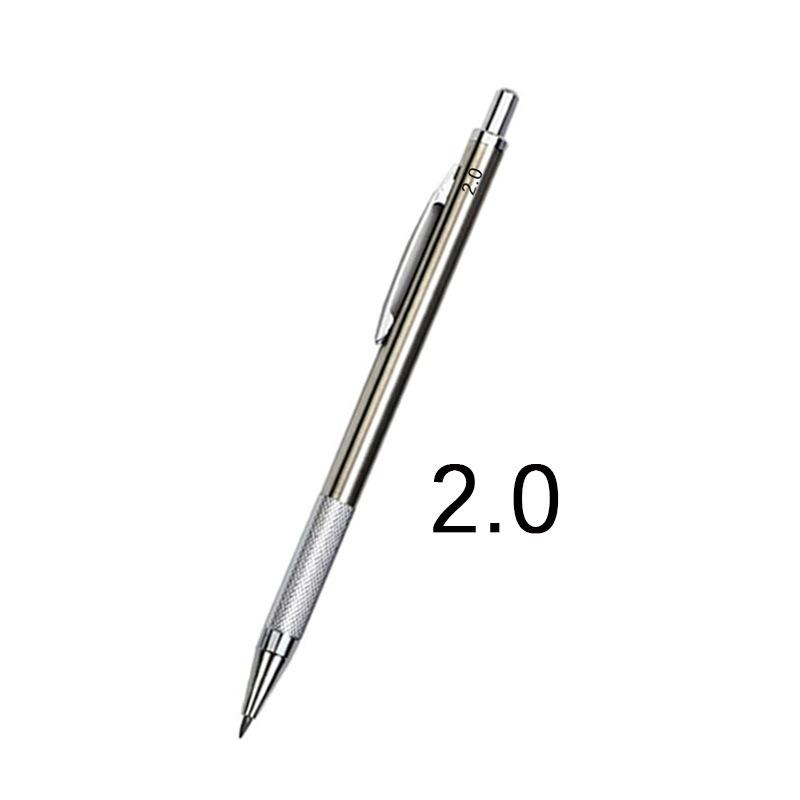 Professional Metal Mechanical Pencil for Sketching 0.3/0.5/0.7/0.9/1.3/2.0/3.0mm
