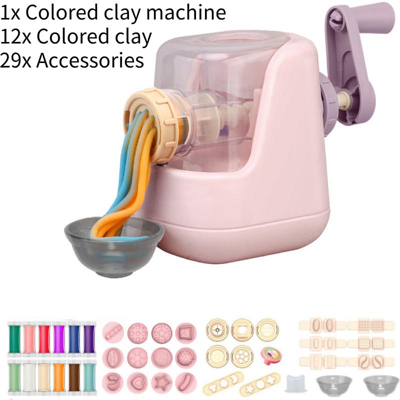 

Colorful Children s Diy Clay Set Creative Cartoon Ice Cream Noodle Machine Toy