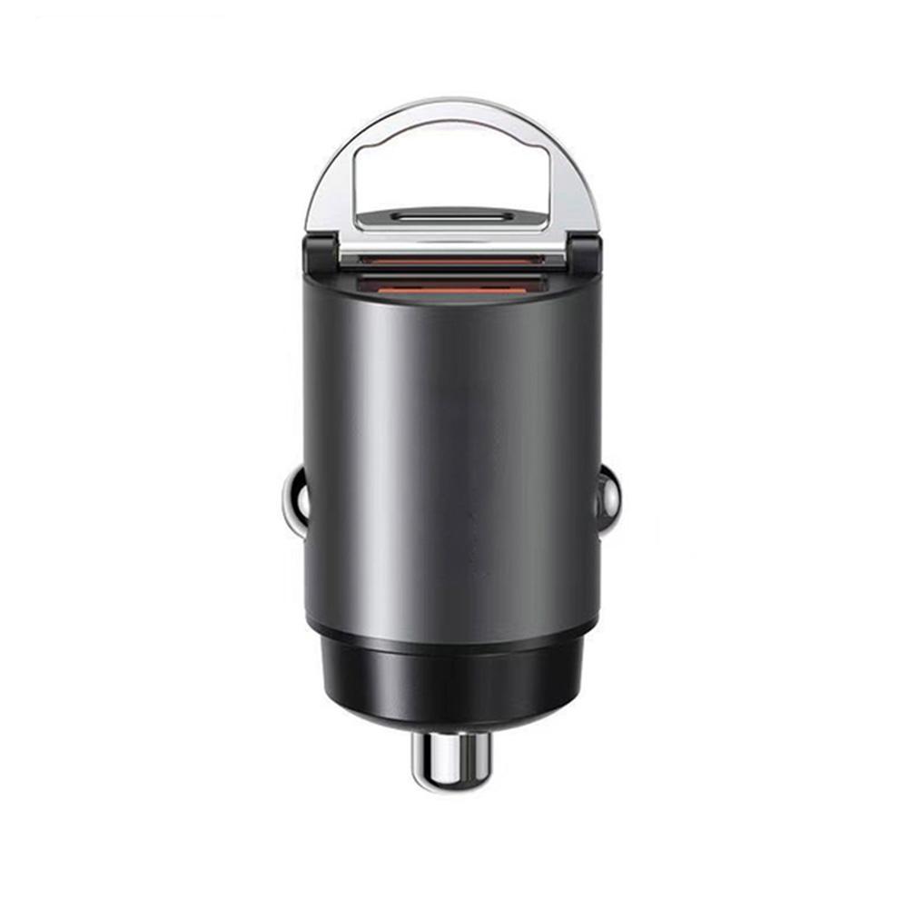 30W Mini USB C Car Charger PD QC 3.0 Fast Charging Adapter Car Cigarette Lighter For IPhone 14 Pro Max 13 12 11 8 Plus B6R3