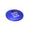 Blue Keyless Engine Push Start Button Trim For Hyundai Sonata Elantra Kia Optima