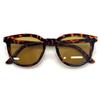 [MERRY PLEASURE] Sunglasses for Men and Women, UV Protection, Fashion Glasses, Round, Boston Style, Tinted Lenses (Lightly Colored)