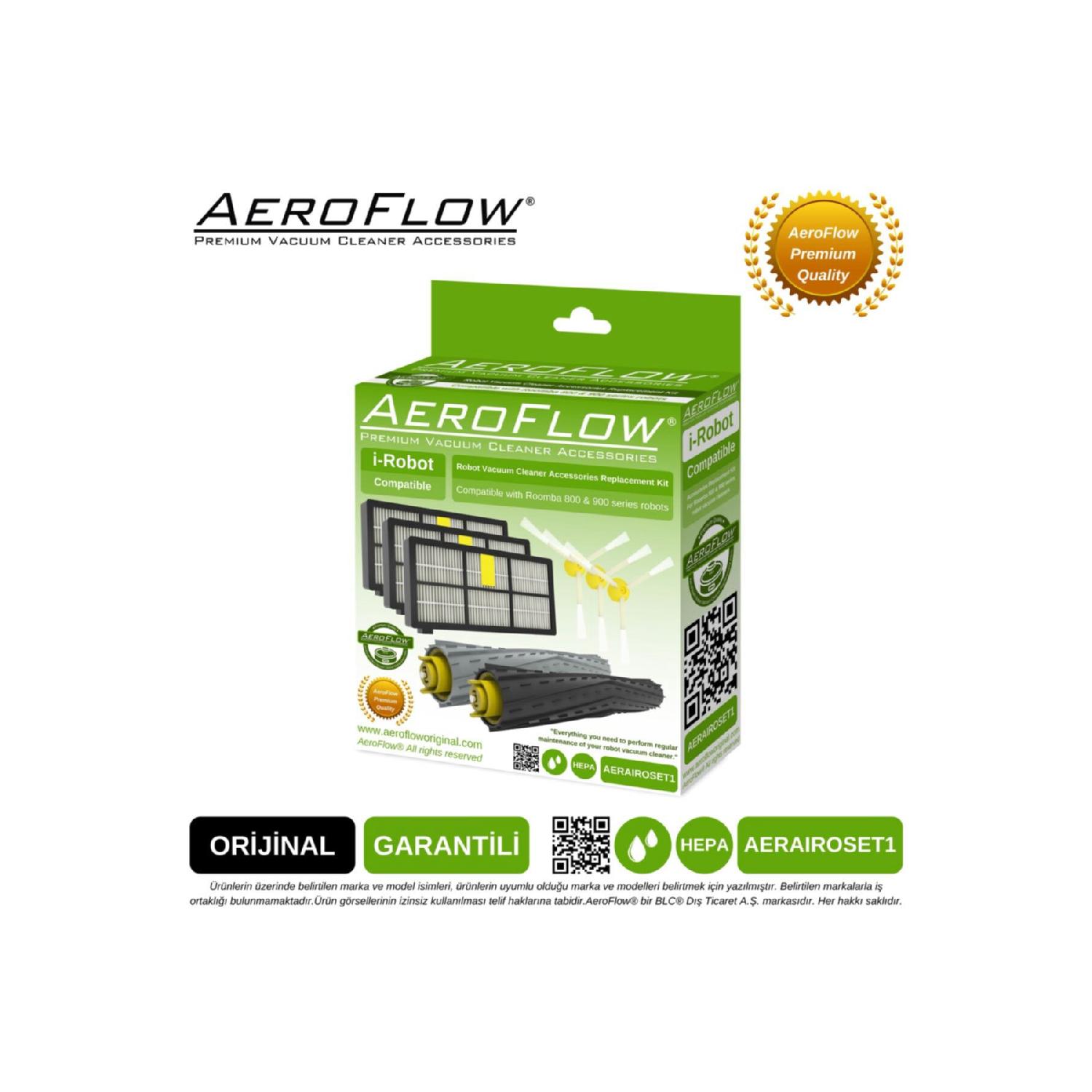 

Aeroflow Original Irobot Roomba 860 Vacuum Cleaner Filter Set Guaranteed синий белл