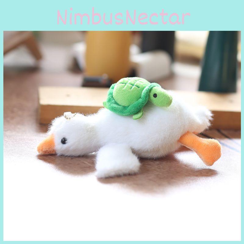 Keychain Goose Plush Pp Cotton Fill Backpack Decor Stuffed With Pullout Animals