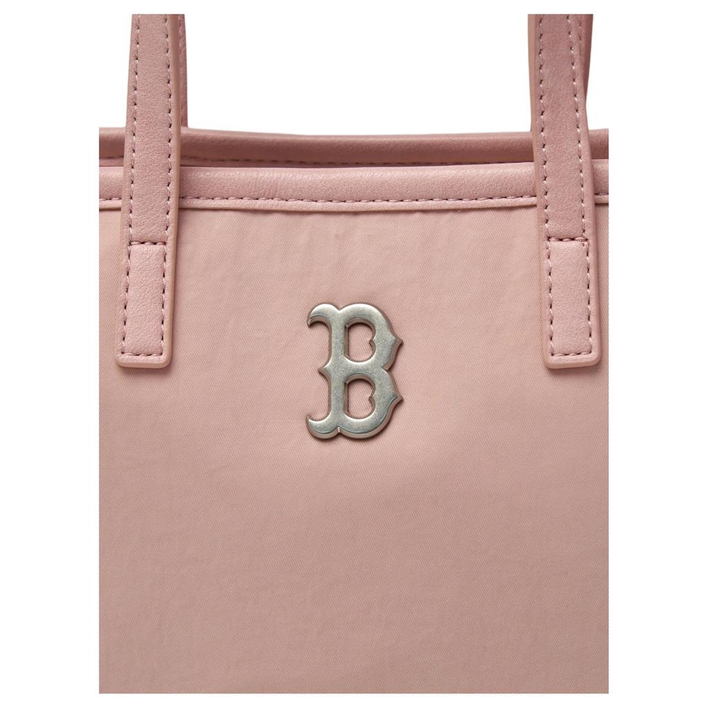 MLB Boston Red Sox Vintage Versatile Tote Bag Nylon Handbag Mini Couples Unisex tote bags Pink 3ACRVN16N-43PKL