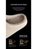 Women's & Men's Fleece-Lined Waterproof Cotton Slippers, Warm Indoor/Outdoor EVA Plush Winter Shoes