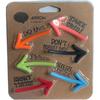 6pcs Set Arrow Marker Magnetic Fridge Magnet Decor Refrigerator Magnets Sticker Home Decoration Accessories Office White Board Holding Pictures Cards