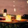 12Pcs Simulation Melting Tea Wax Candle Lamps Remote Control Christmas Party Decoration Electronic