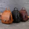 Women's Fashionable Large-capacity Genuine Leather Backpack with Dual Shoulder Straps