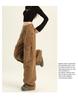 Women's American Retro Denim Overalls - Autumn 2024 Loose Slimming Wide-Leg Floor-Length Pants