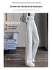 Navy Blue High-Waisted Wide-Leg Sports Pants for Women - Slimming Casual Sweatpants, Spring/Autumn 2024