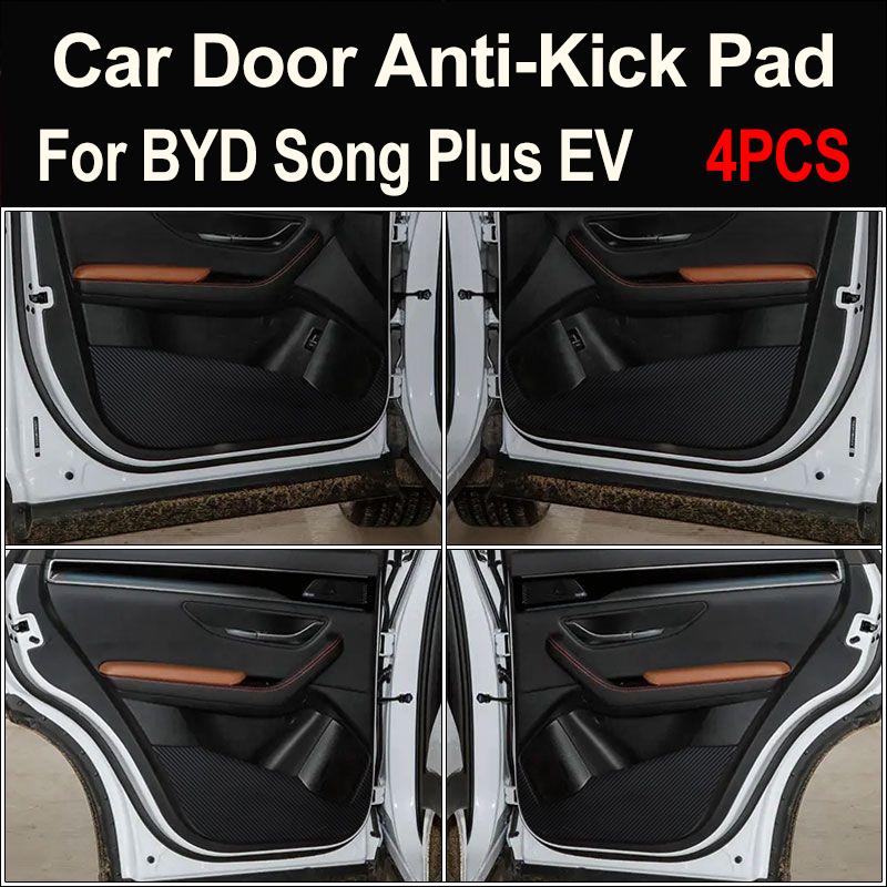 For BYD Song Plus Dm-i EV -2025  2024 Car Door Anti-Kick Pad Protection Sticker Anti Dirt Mat Auto Interior Accessories
